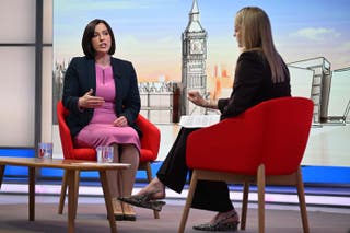 Bridget Phillipson is women and equalities minister (Jeff Overs/BBC/PA)
